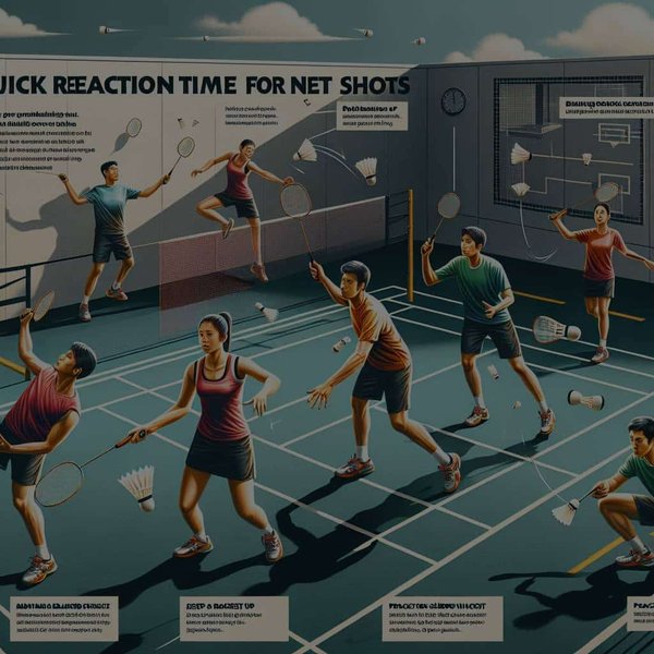 How Can Badminton Players Improve Their Reaction Time for Net Shots?